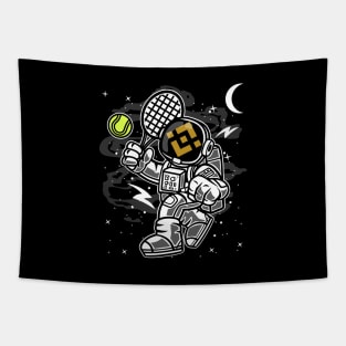 Astronaut Tennis Binance BNB Coin To The Moon Crypto Token Cryptocurrency Blockchain Wallet Birthday Gift For Men Women Kids Tapestry