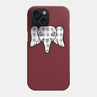 striking elephant Phone Case