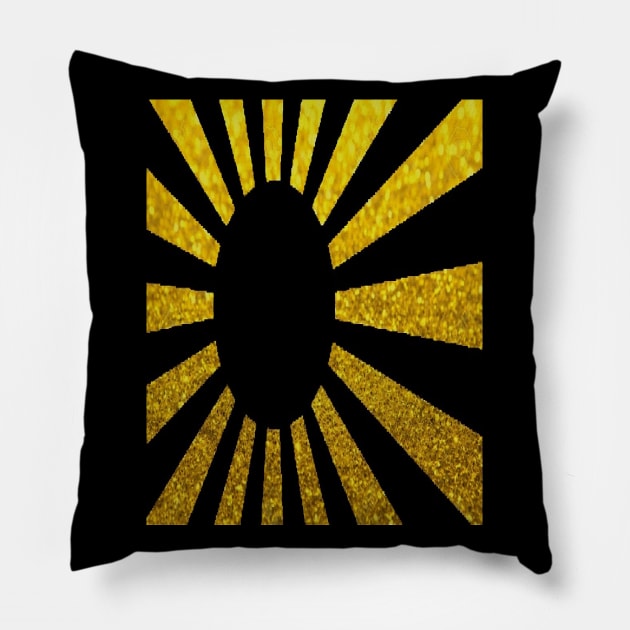 Rising sun 2 - Asia Pillow by All my art