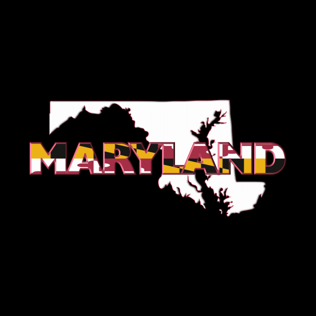 Maryland Colored State Letters by m2inspiration