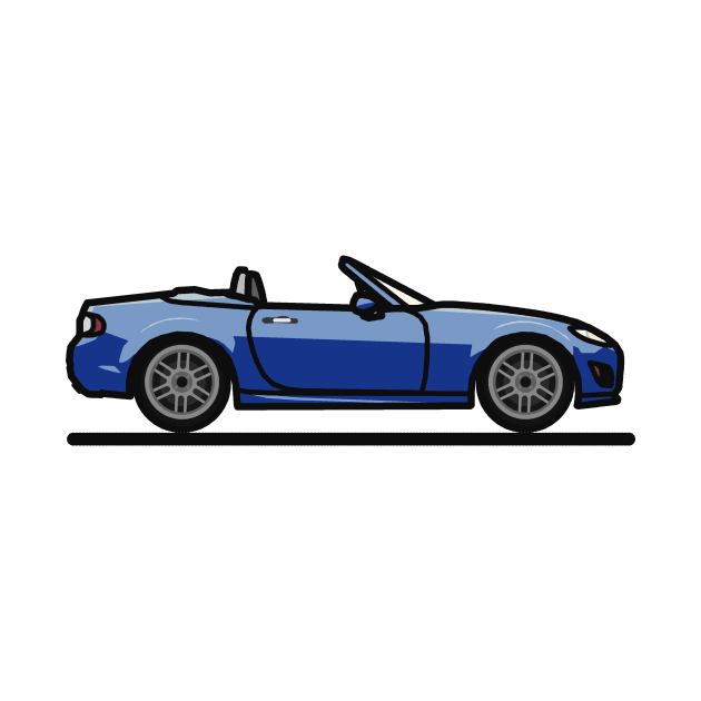 Blue Mazda Miata MX-5 NC (Mk3) by antipc