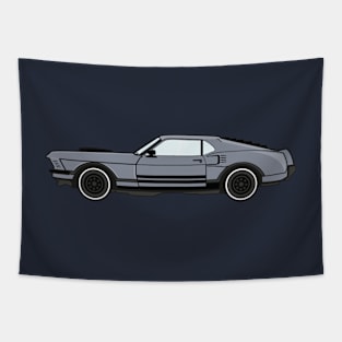 Mustang Iconic Silver Tapestry