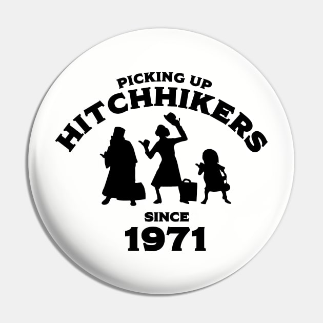 Hitchhikers Since 1971 (WDW Version) - Black Pin by WearInTheWorld
