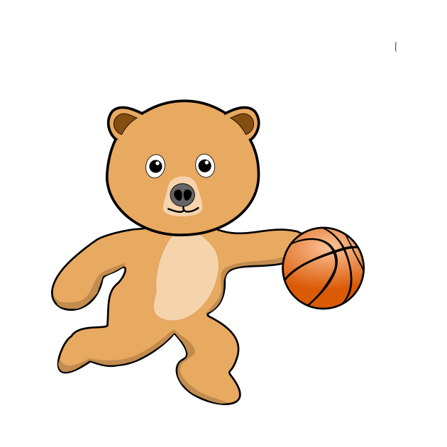 Bear and Basketball by denip