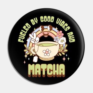 Good Vibes and Matcha Green Tea Pin