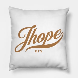 BTS Jhope Jung Hoseok name typography Morcaworks Pillow