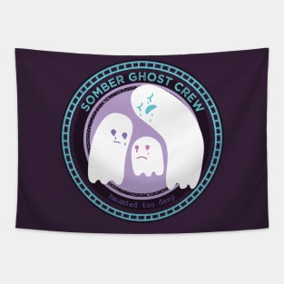 Somber Ghost Crew [Round Stamp] Tapestry