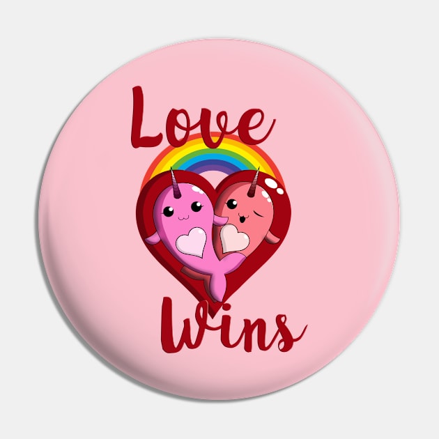 Love Wins Pin by ferinefire