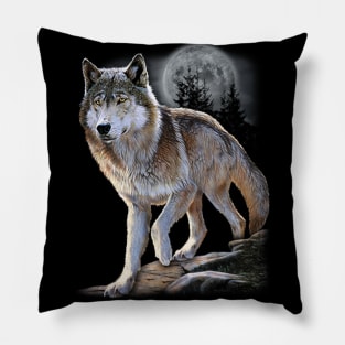 Hunting Alpha Wolf Pillow