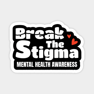 Break The Stigma - Torn Paper Style nurse practitioner Magnet