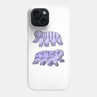 Blue Tardigrades Illustration Phone Case