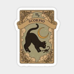 Scorpio - Cats Astrology Magnet