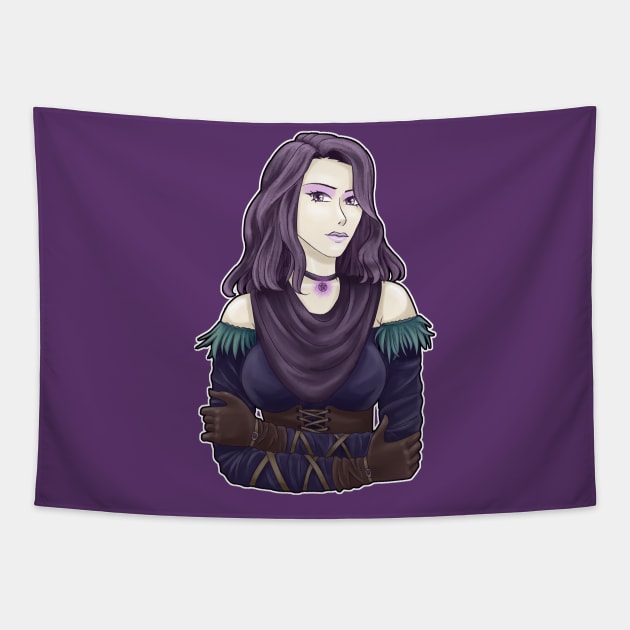 Yennefer Tapestry by mommymlya