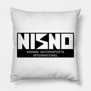 NISNO Initial D NISMO Old Logo Spoof White Pillow