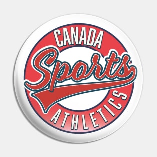 Canada Sports Athletic logo Pin