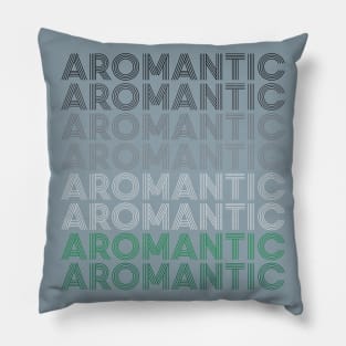 Retro Aromantic Pride Pillow