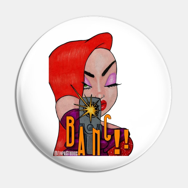 Jessica Rabbit II Pin by Zenpaistudios