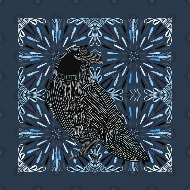Crow | Raven | Bird Lovers Gift by Suneldesigns