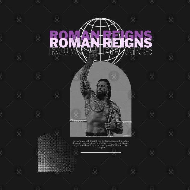 Roman Reigns WWE Wrestler by Grade Design