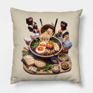 The Great Wave Ramen Pillow