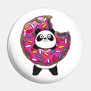 Panda Donut Pin