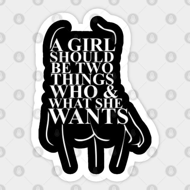 A Girl Should Be Two Things Coco Chanel Inspirational Quote Coco Chanel Quotes Sticker Teepublic