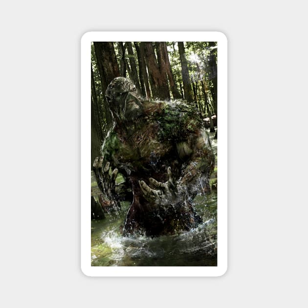 Swamp Thing Magnet by uncannyknack