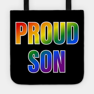 Rainbow Proud Son LGBTQ Pride Tote