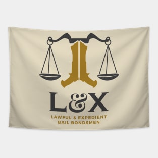 Lex (dark) Paladins Champion Logo Tapestry