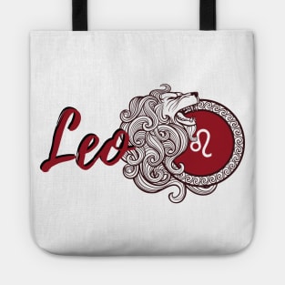 Leo Zodiac Design Tote