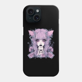 Goth Emo Girl Phone Case