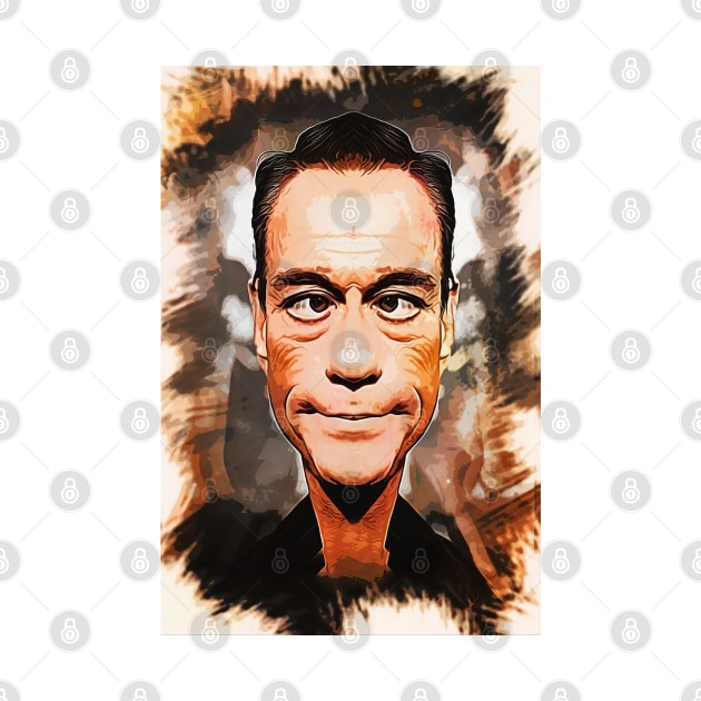 Van Damme - Caricature by Naumovski