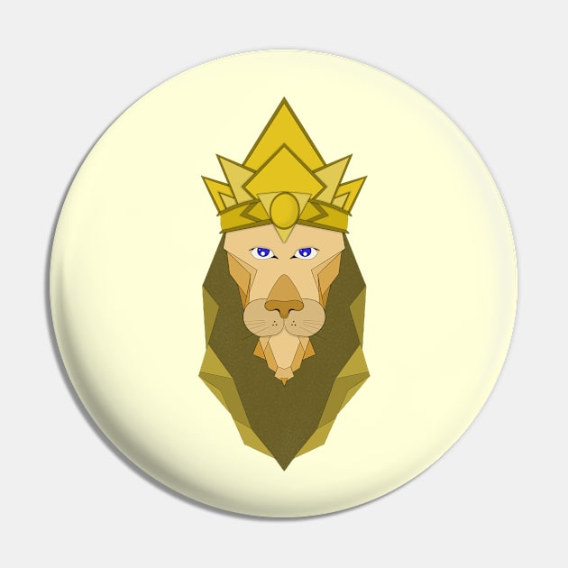 Polygonal emperor lion Pin by DiegoCarvalho