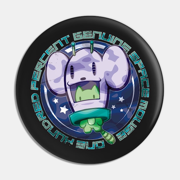 100% Genuine Space-Mouse Pin by DZYNES