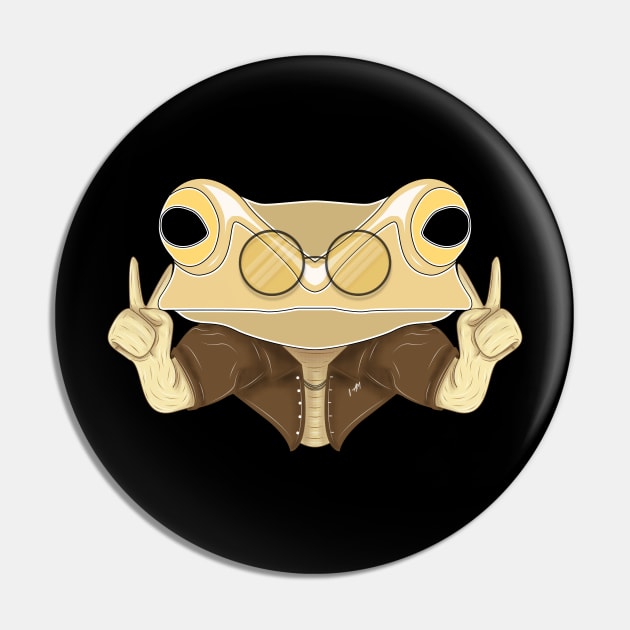 stylish frog Pin by dwalikur