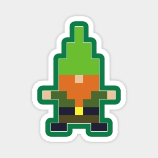 Leperchaun Gnome in Pixel Magnet