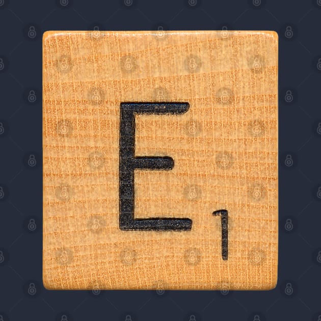 Scrabble Tile E by RandomGoodness