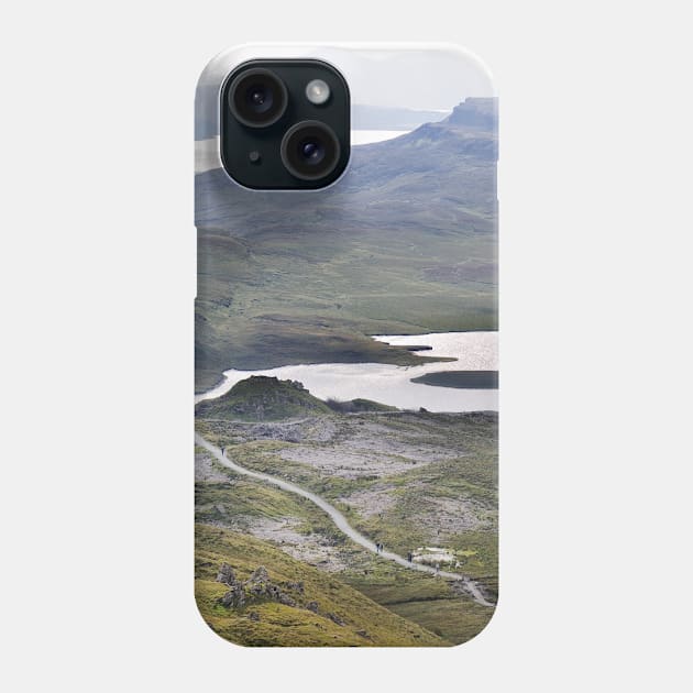 The path to the Old Man of Storr, Isle of Skye Phone Case by richflintphoto