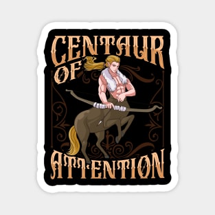 Centaur of Attention Pun Greek Mythology Fantasy Magnet