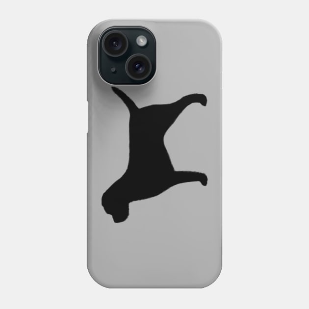 Border Terrier Silhouette Phone Case by Coffee Squirrel