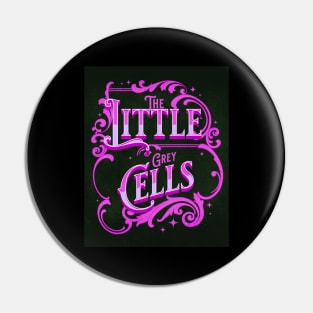 Poirot The Little Grey Cells - Purple Palette Pin