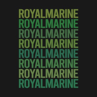 Green Text - Royal Marine T-Shirt