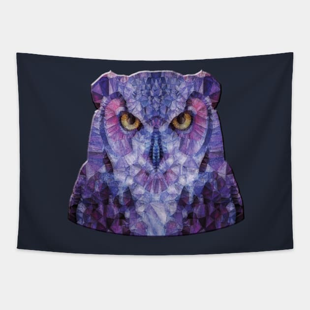 abstract owl Tapestry by Ancello