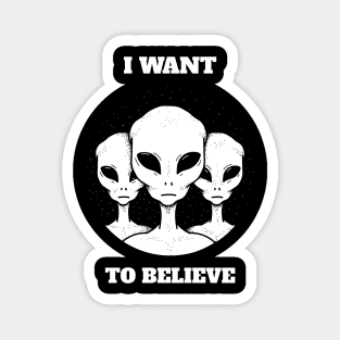 Alien I Want To Believe Magnet