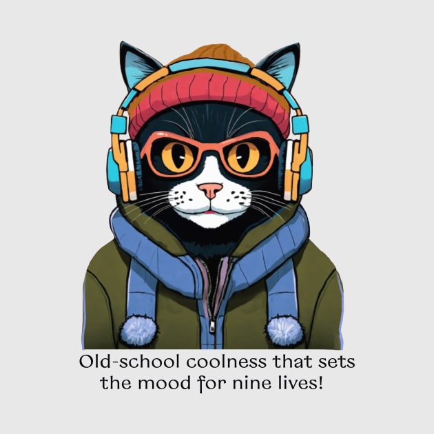 Black Cat .Old-school coolnes that sets the mood for nine lives by Mariia Tsymbala