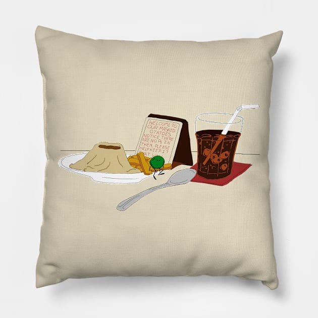 No Peas Pillow by stolendressdotcon