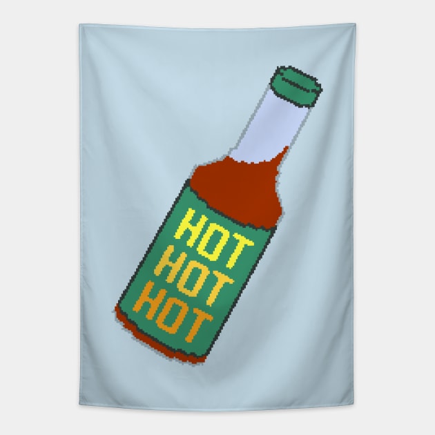 Hot Sauce Tapestry by colbinius