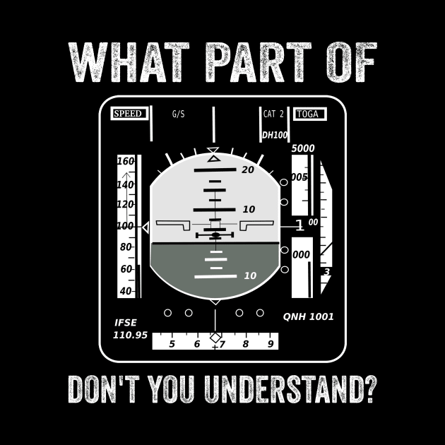 What Part Dont You Understand Pilot Funny Aviation Lover by Visual Vibes