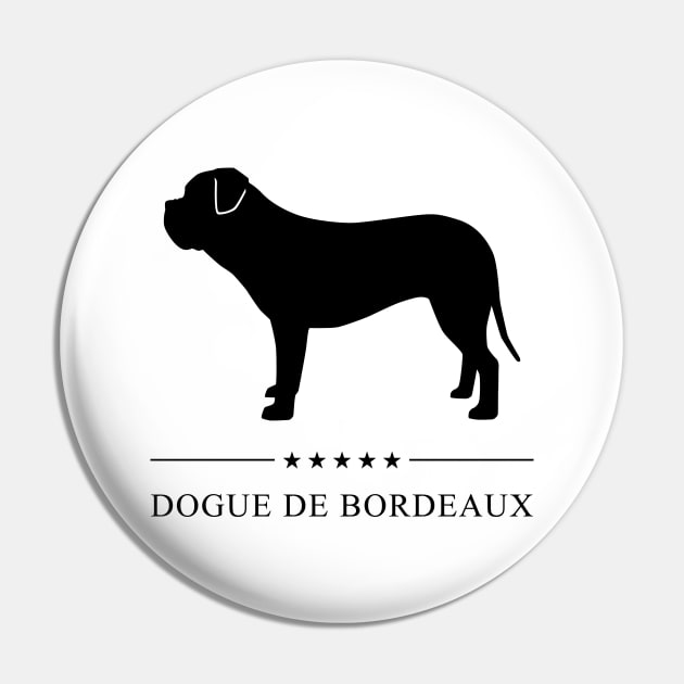 Dogue de Bordeaux Black Silhouette Pin by millersye