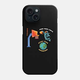 Push Your Limit Space Basketball Slam Dunk Phone Case